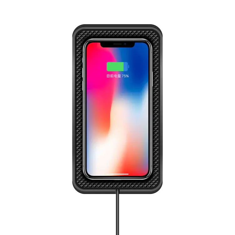 Car Wireless Charger with Anti-Slip Pad, 10W Fast Charge