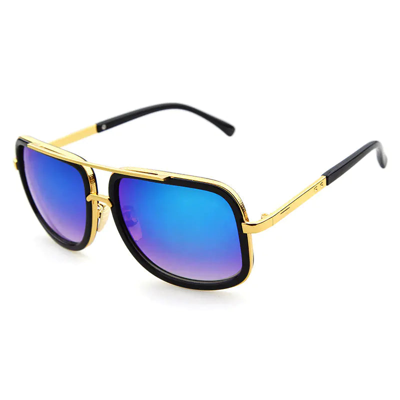 Oversized Metal Sunglasses 6002 Style