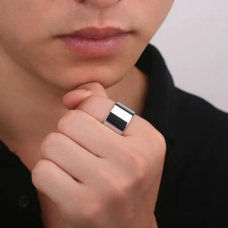 European American Tungsten Gold Ring