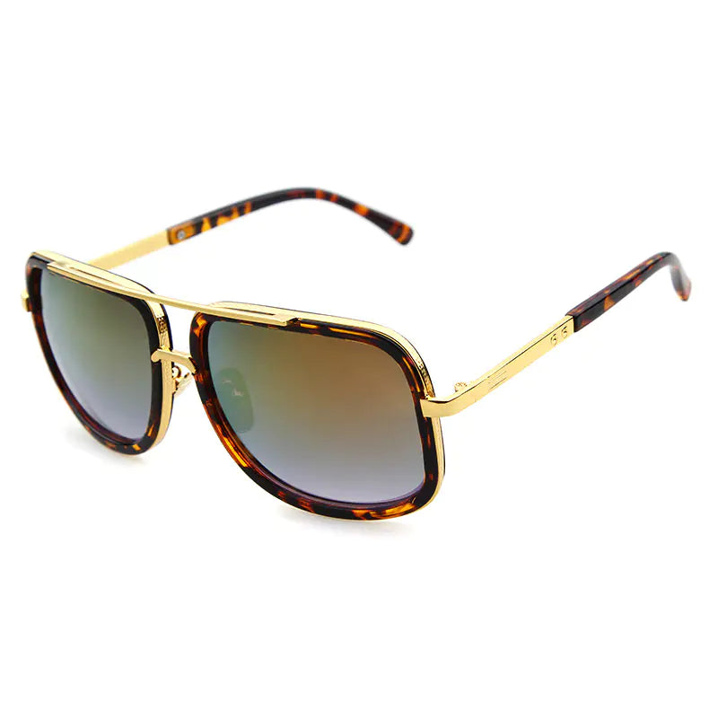 Oversized Metal Sunglasses 6002 Style