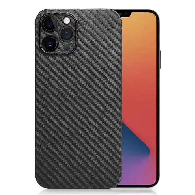 All iPhone Pro Max Carbon Fiber Pattern Ultra-Thin Case
