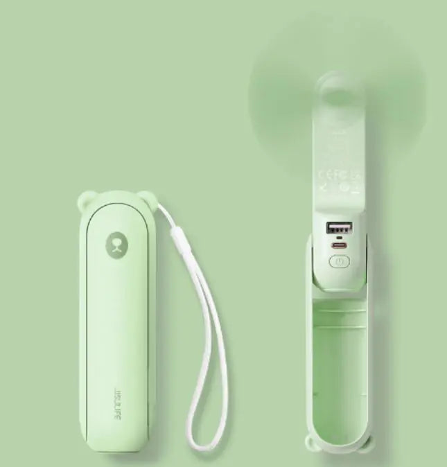 Mini USB Folding Handheld Fan – Portable Rechargeable Outdoor Fan