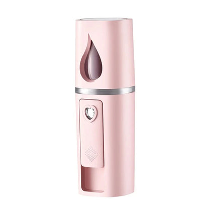 20ml Portable Nano Facial Sprayer - USB Rechargeable Handheld Face Steamer & Air Humidifier for On-The-Go Hydrating Skin Care