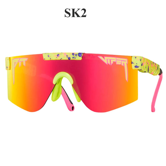 Adult UV400 Sun Glasses Pit Viper Sunglasses Men Women Adults Outdoor Eyewear Sport Goggles Mtb Shades