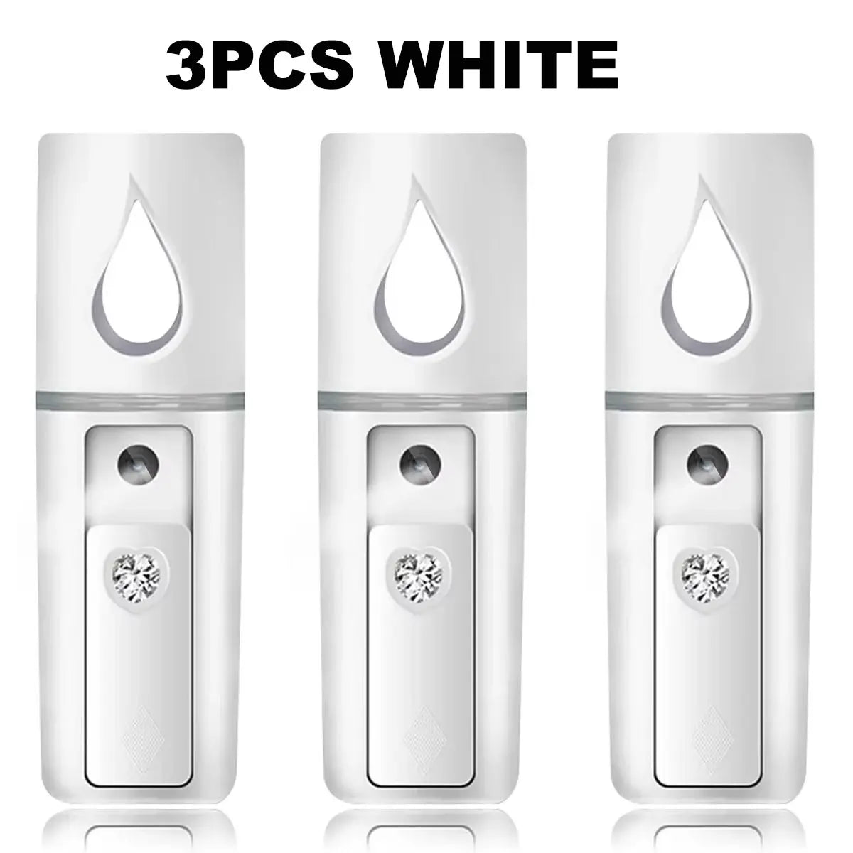 20ml Portable Nano Facial Sprayer - USB Rechargeable Handheld Face Steamer & Air Humidifier for On-The-Go Hydrating Skin Care