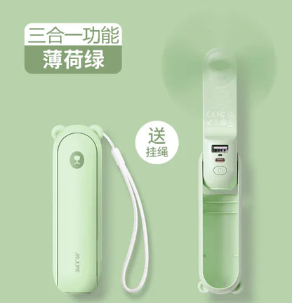 Mini USB Folding Handheld Fan – Portable Rechargeable Outdoor Fan