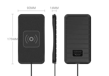 Car Wireless Charger with Anti-Slip Pad, 10W Fast Charge