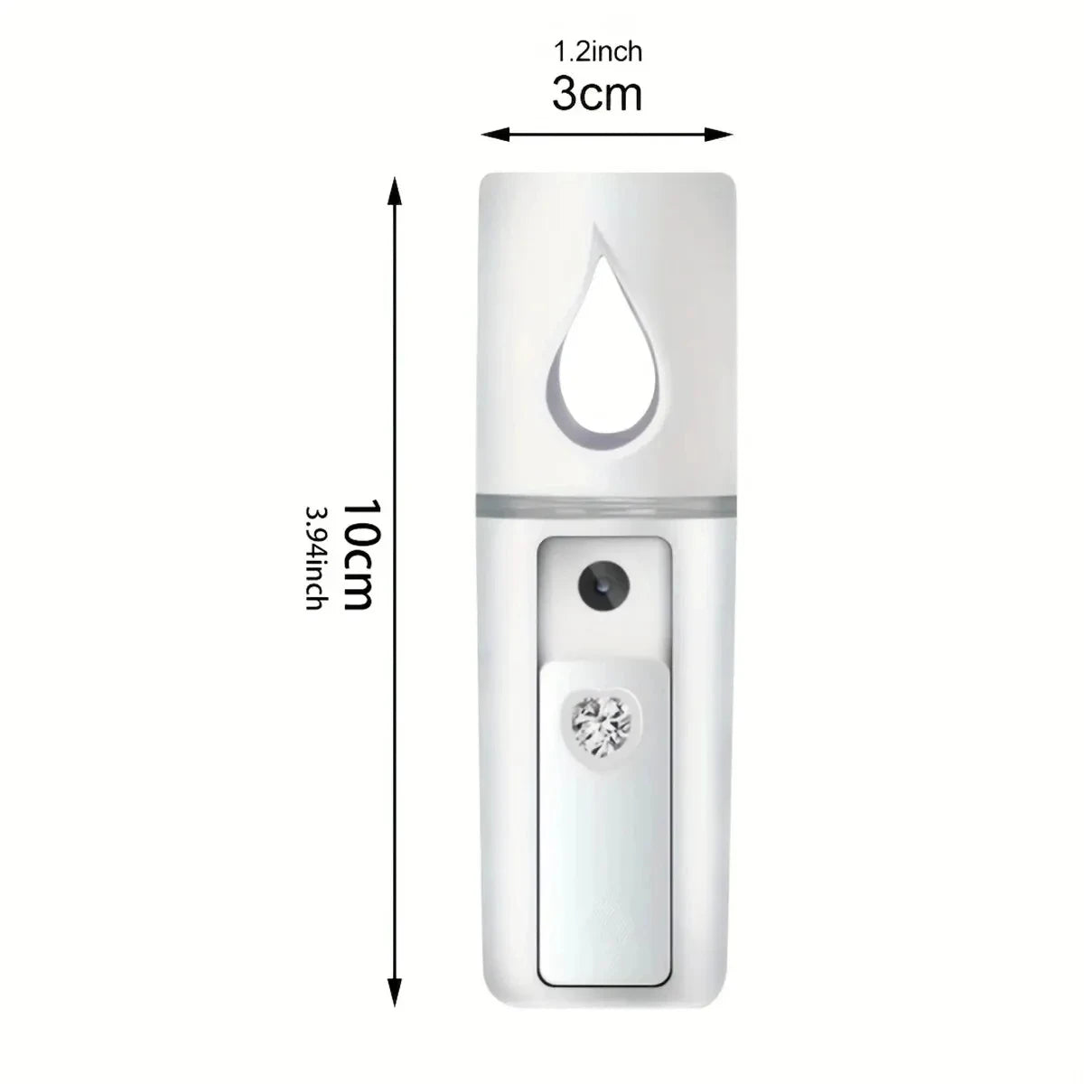 20ml Portable Nano Facial Sprayer - USB Rechargeable Handheld Face Steamer & Air Humidifier for On-The-Go Hydrating Skin Care